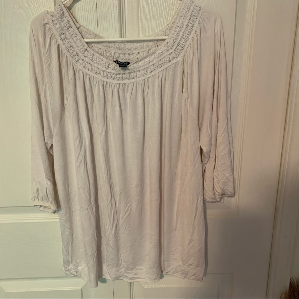 Chaps white blouse